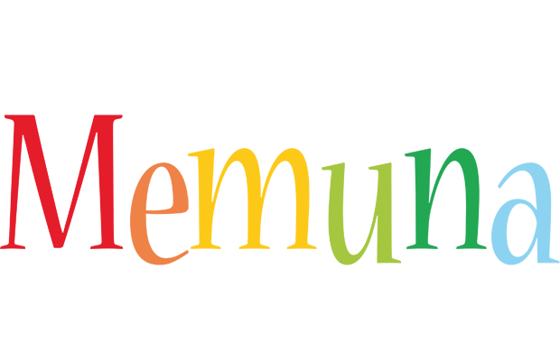 Memuna birthday logo