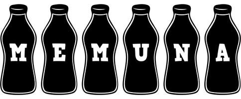 Memuna bottle logo