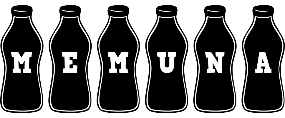 Memuna bottle logo