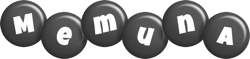 Memuna candy-black logo