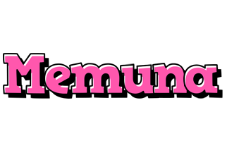 Memuna girlish logo