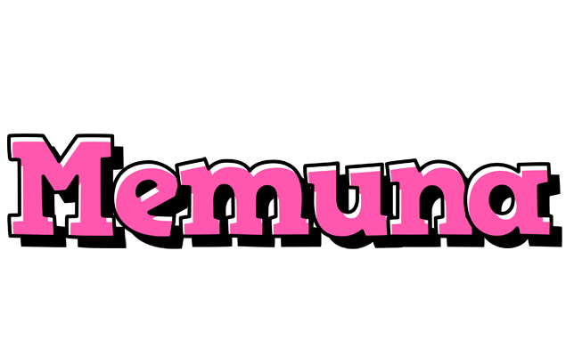 Memuna girlish logo