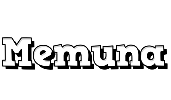 Memuna snowing logo