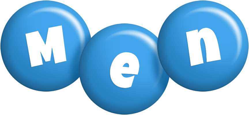 Men candy-blue logo