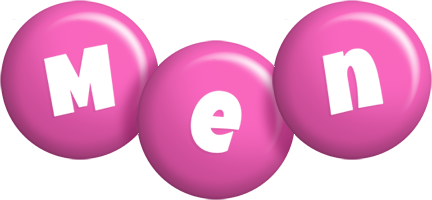 Men candy-pink logo