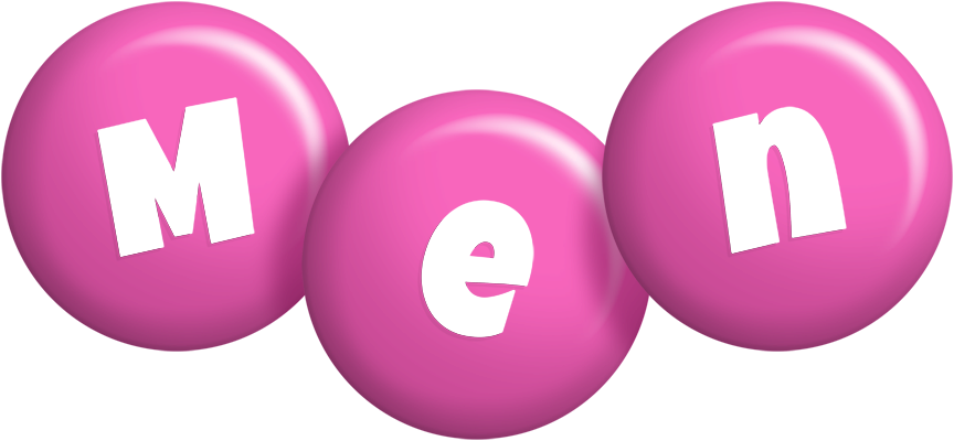 Men candy-pink logo