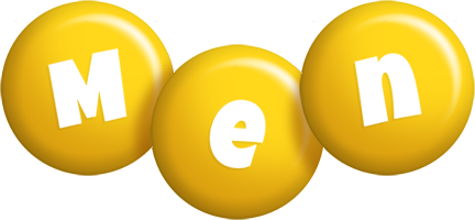 Men candy-yellow logo