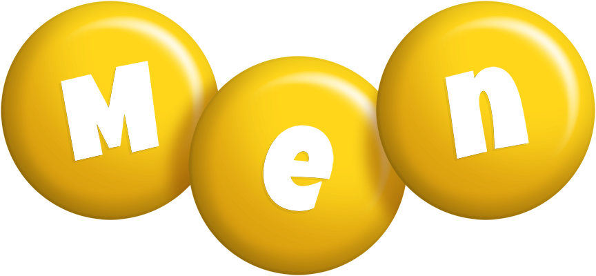 Men candy-yellow logo