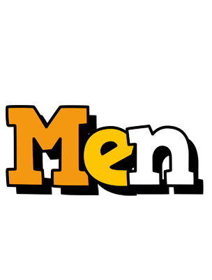 Men cartoon logo