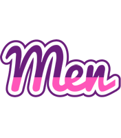 Men cheerful logo