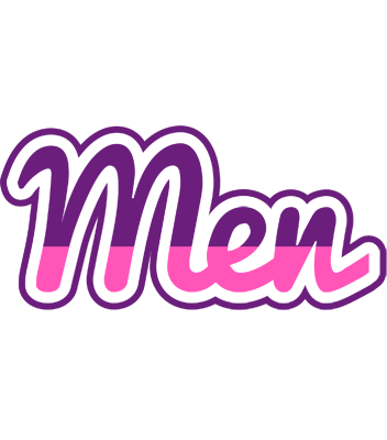 Men cheerful logo