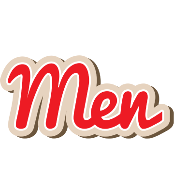 Men chocolate logo