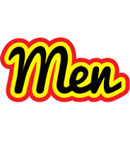 Men flaming logo