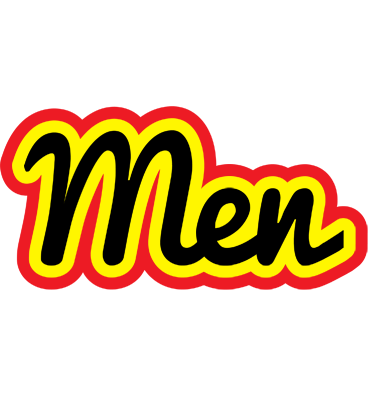 Men flaming logo