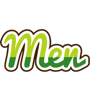 Men golfing logo