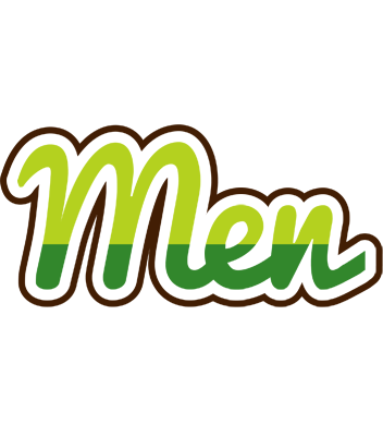 Men golfing logo