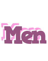 Men relaxing logo