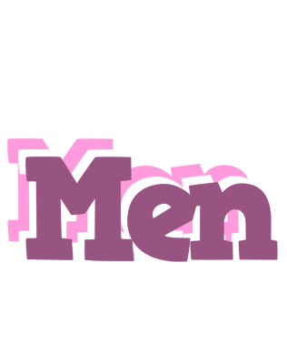 Men relaxing logo