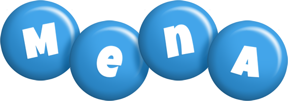 Mena candy-blue logo