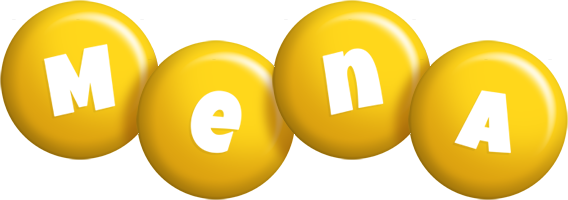 Mena candy-yellow logo