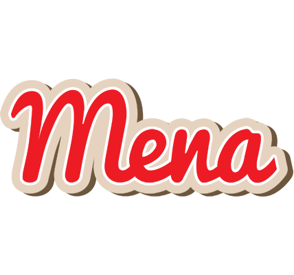 Mena chocolate logo