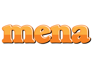 Mena orange logo