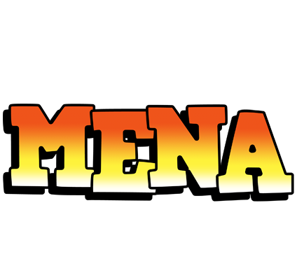 Mena sunset logo