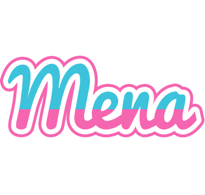 Mena woman logo