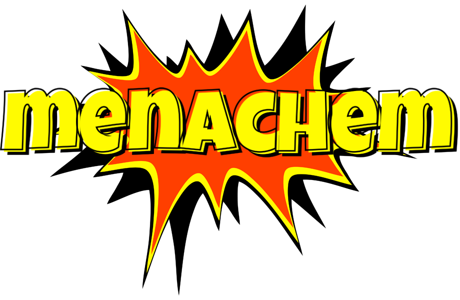 Menachem bazinga logo