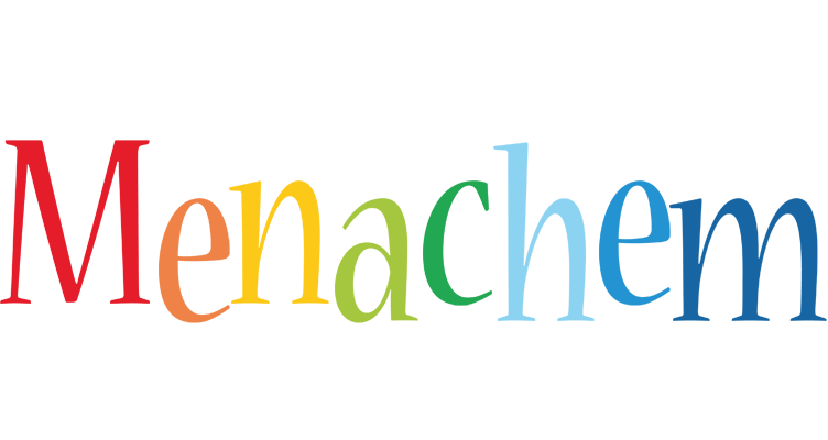 Menachem birthday logo