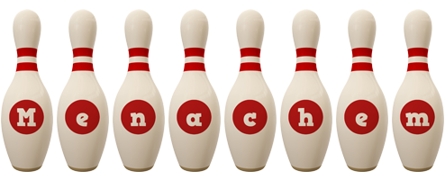 Menachem bowling-pin logo