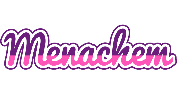 Menachem cheerful logo