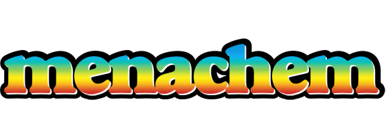 Menachem color logo