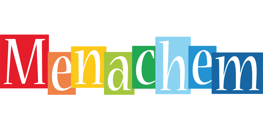 Menachem colors logo