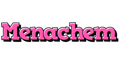 Menachem girlish logo