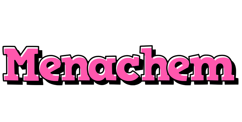 Menachem girlish logo