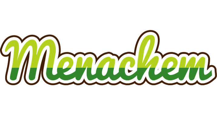 Menachem golfing logo