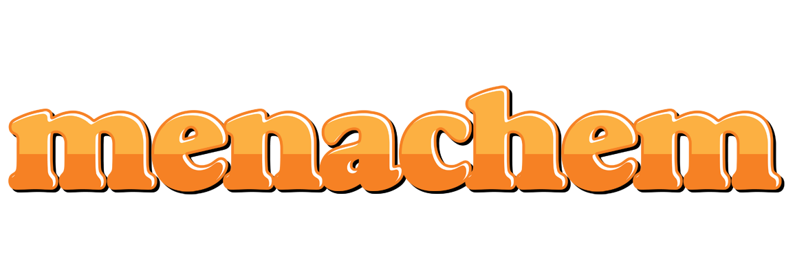 Menachem orange logo