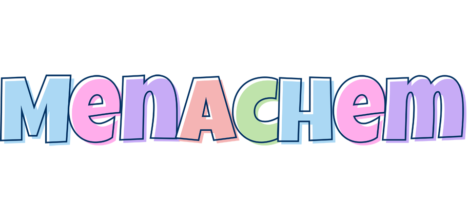 Menachem pastel logo