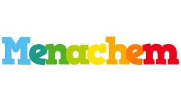 Menachem rainbows logo