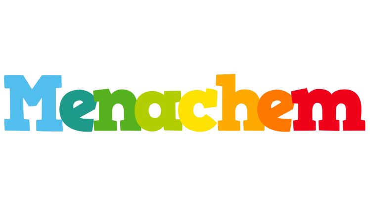 Menachem rainbows logo