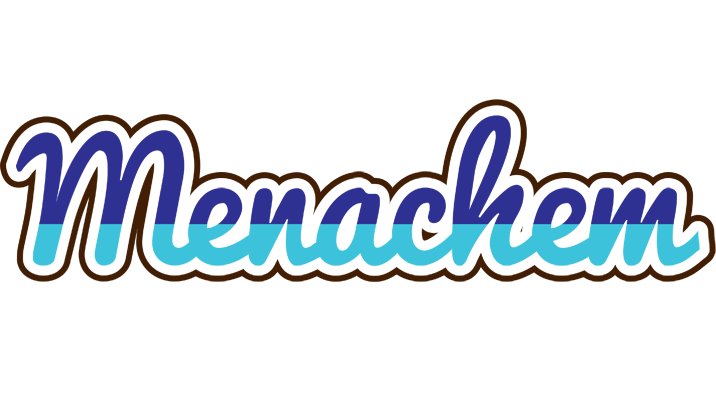 Menachem raining logo