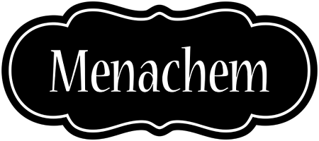 Menachem welcome logo