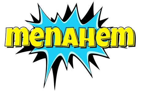 Menahem amazing logo