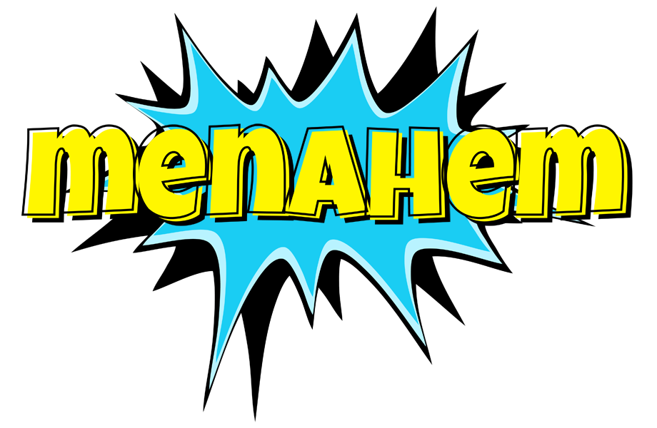Menahem amazing logo