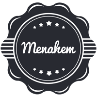 Menahem badge logo