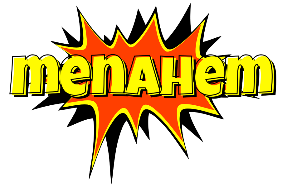Menahem bazinga logo