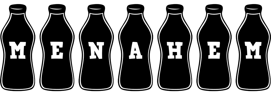 Menahem bottle logo