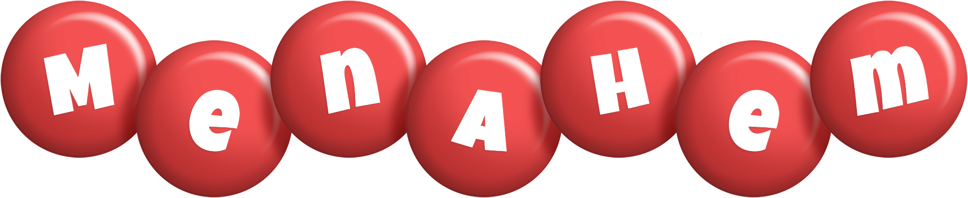 Menahem candy-red logo