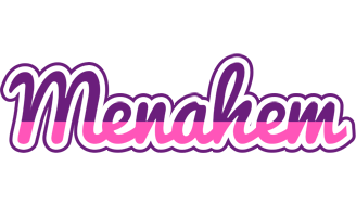 Menahem cheerful logo